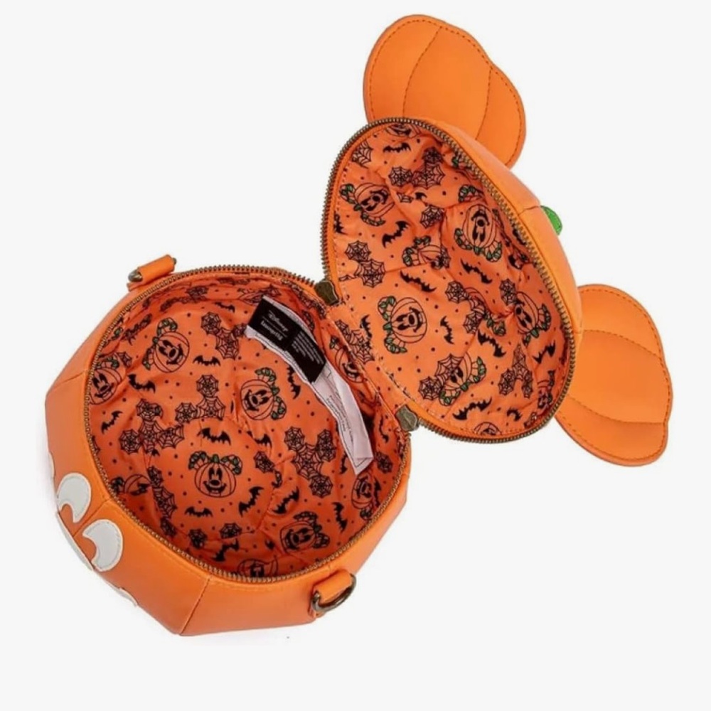 Disney Loungefly Mickey Mouse mick-o lantern Halloween crossbody bag NWT - Picture 3 of 5